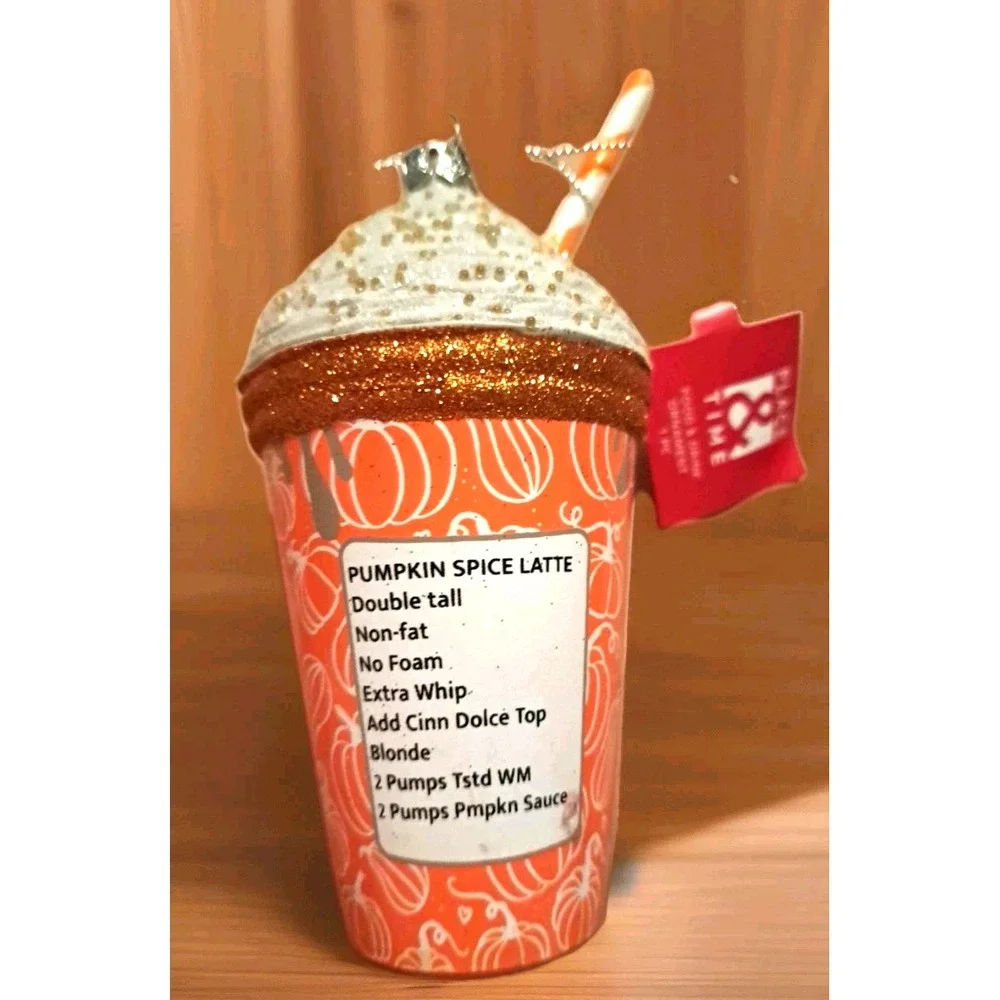 Pumpkin Spice Latte Drink w/Ingredients Coffee Gift 6.5